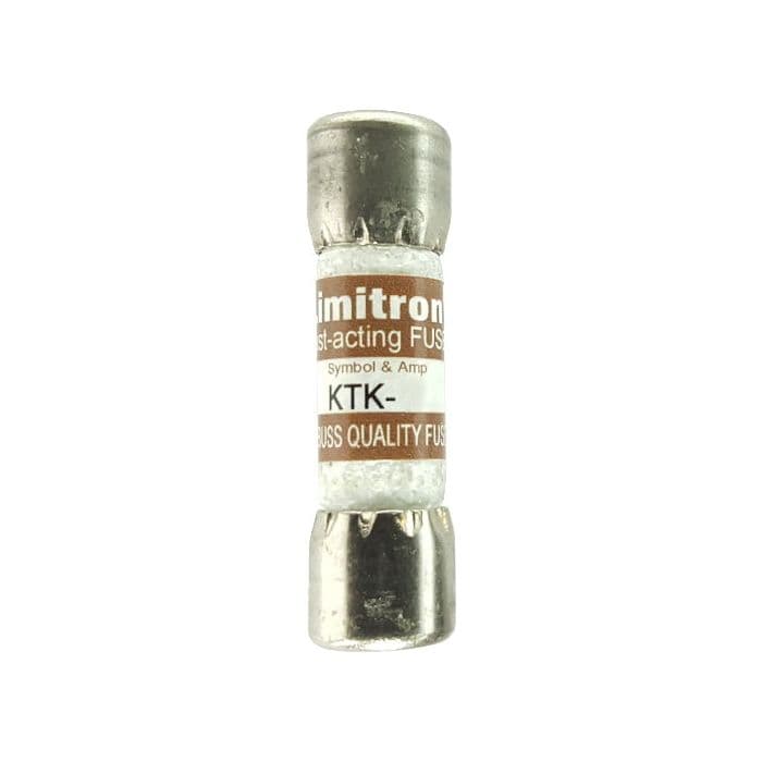 Cooper Bussmann KTK-6 KTK-6 Cooper Bussmann - Eaton Bussmann series KTK fuse, LIMITRON Fast-acting fuse, Control circuits, lighting circuit protection, meter circuits, 6 A, Non-indicating, Ferrule end x ferrule end, 100 kAIC at 600 V, Melamine tube,Nickel-plated bronze endcap, 600 V