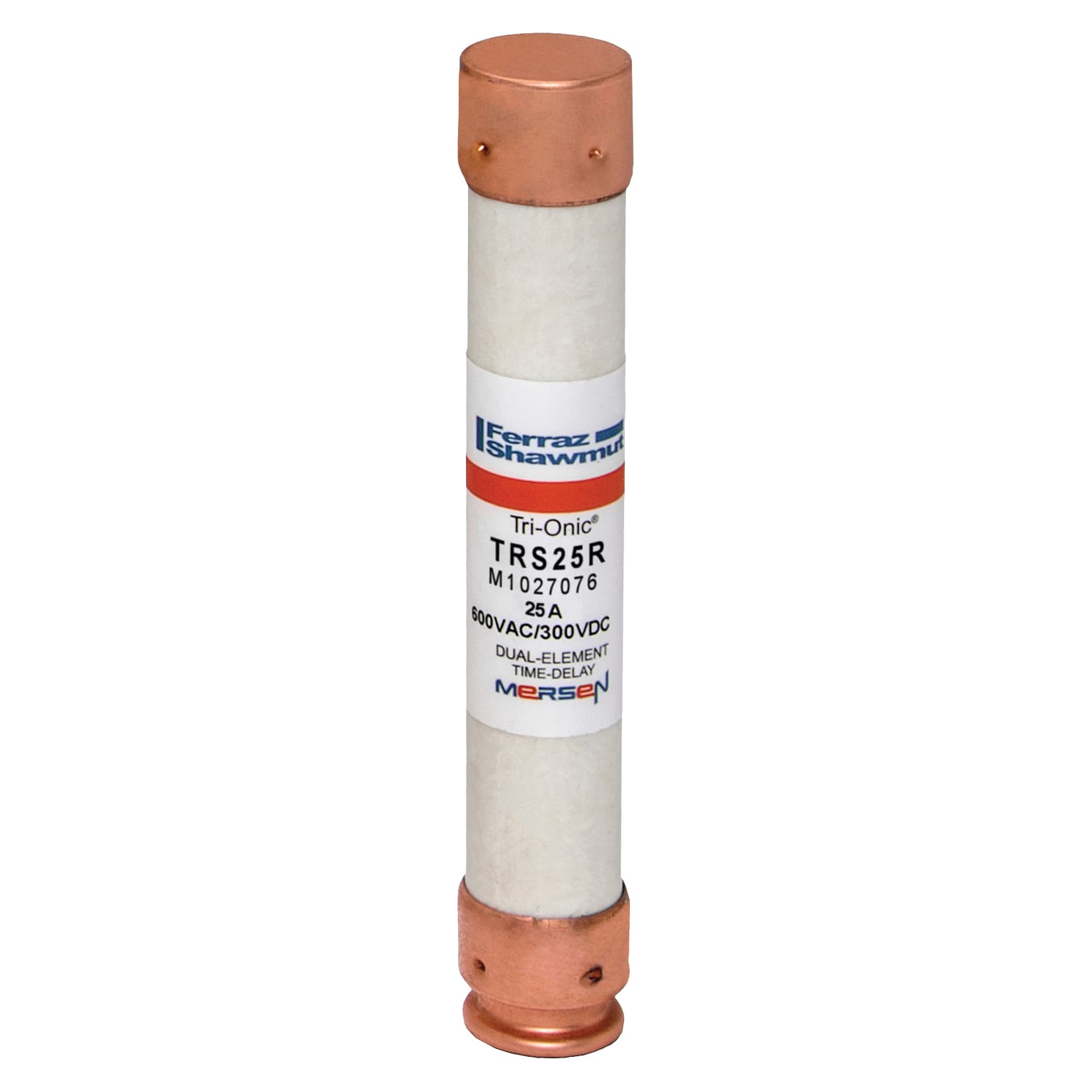 Mersen TRS25R TRS25R Mersen - Fuse TRS-R - Class RK5 - Time-Delay 600VAC 300VDC 25A Ferrule Tri-Onic® Mersen TRS25R TRS25R Mersen - Fuse TRS-R - Class RK5 - Time-Delay 600VAC 300VDC 25A Ferrule Tri-Onic®