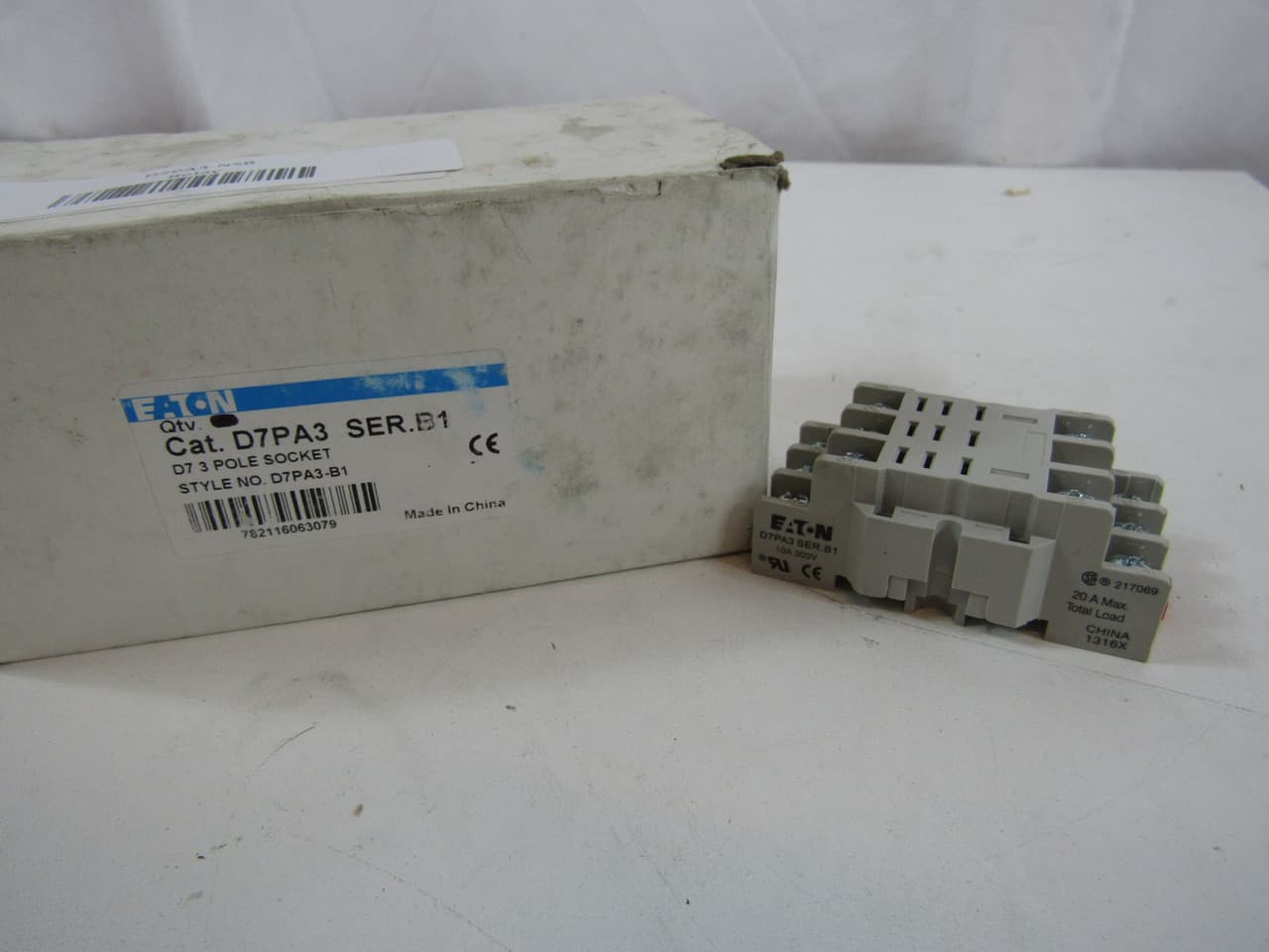 Eaton D7PA3 D7PA3 Eaton - Eaton General-purpose relay, D7 3P SOCKET Eaton D7PA3 D7PA3 Eaton - Eaton General-purpose relay, D7 3P SOCKET