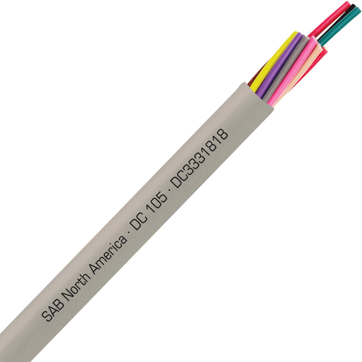 SAB DC3331818 DC 105 - 18 AWG/18c, flexible oil resistant data cable, UL, CSA, CE, RoHS SAB DC3331818 DC 105 - 18 AWG/18c, flexible oil resistant data cable, UL, CSA, CE, RoHS