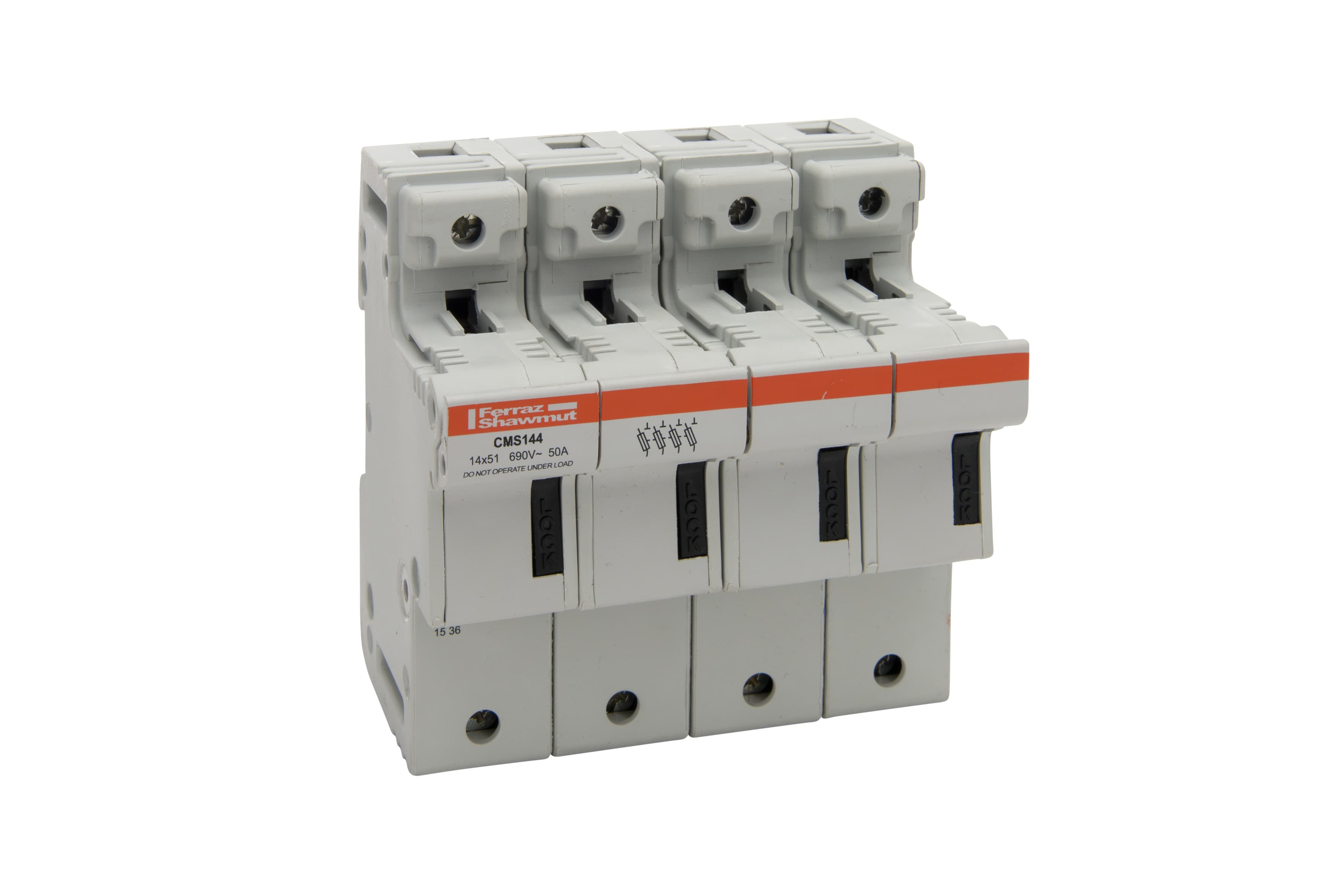 Mersen F331021 F331021 Mersen - Fuse Holder Modulostar® Size 14x51 IEC 690VAC 690VDC 4-Pole IP20 Mersen F331021 F331021 Mersen - Fuse Holder Modulostar® Size 14x51 IEC 690VAC 690VDC 4-Pole IP20