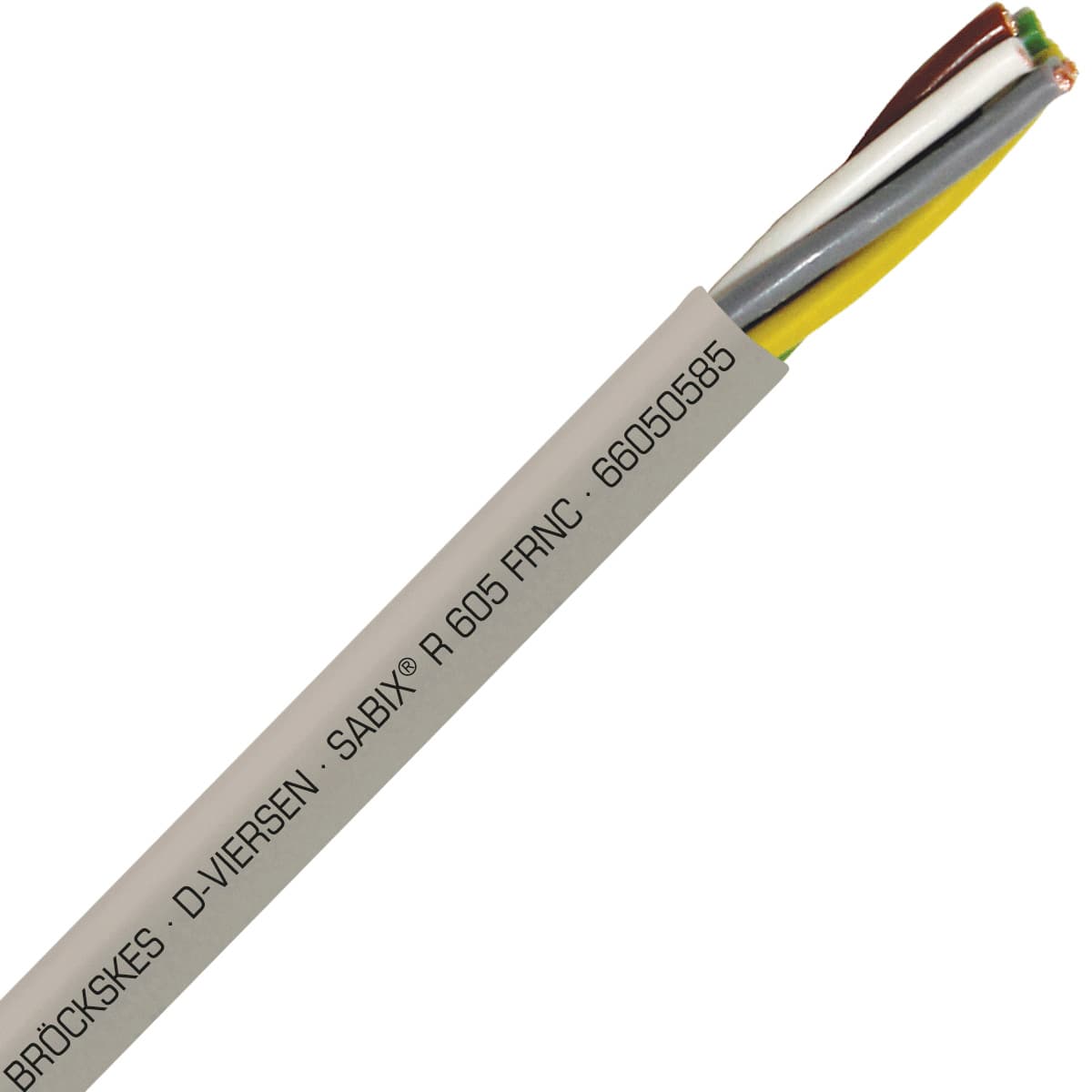 SAB 66050585 SABIX R 605 FRNC - 16 AWG/5c, halogen-free flame retardant rail data cable, CE, RoHS SAB 66050585 SABIX R 605 FRNC - 16 AWG/5c, halogen-free flame retardant rail data cable, CE, RoHS