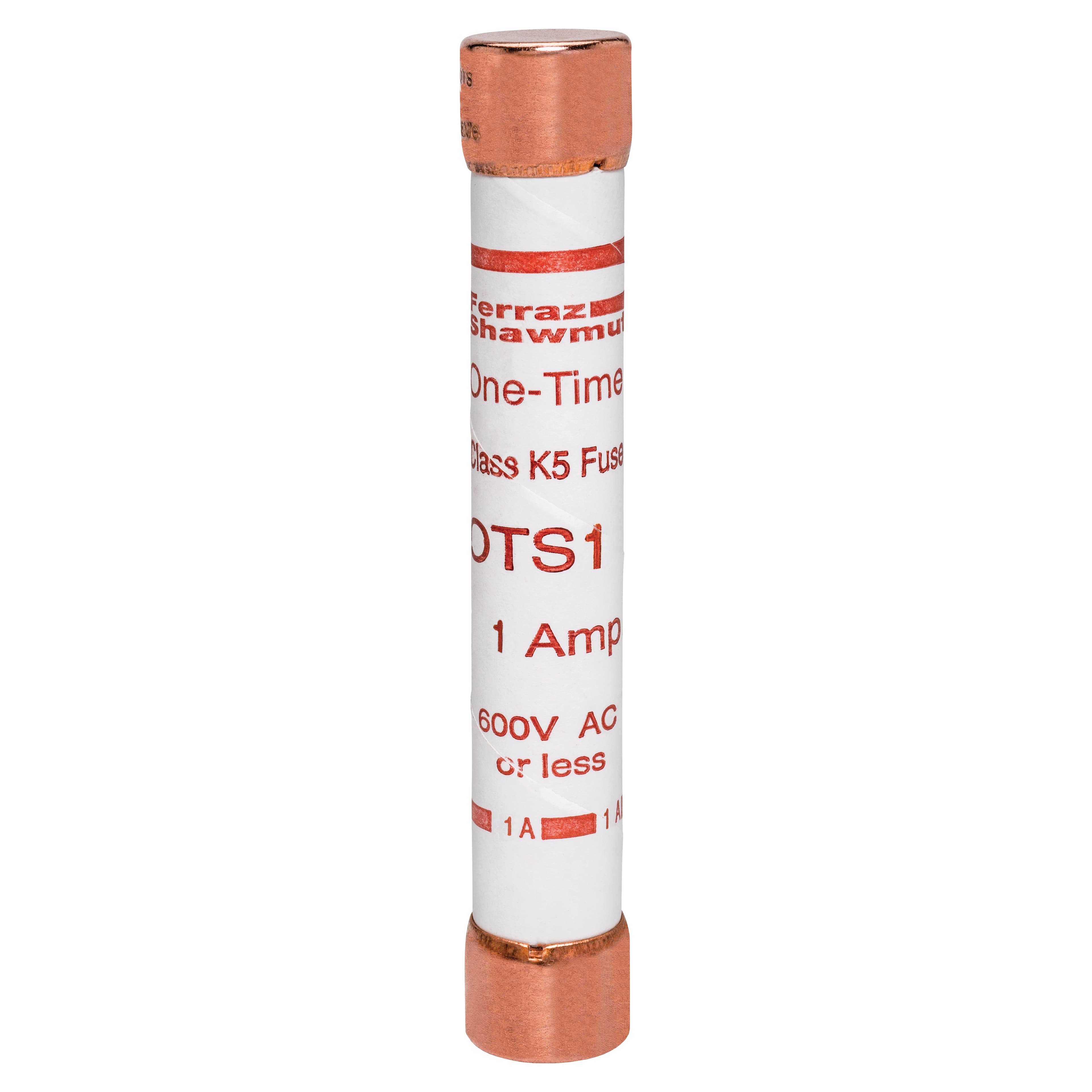 Mersen OTS1 OTS1 Mersen - Fuse OTS - Class K5 - Fast-Acting 600VAC 300VDC 1A Ferrule Amp-Trap® Mersen OTS1 OTS1 Mersen - Fuse OTS - Class K5 - Fast-Acting 600VAC 300VDC 1A Ferrule Amp-Trap®