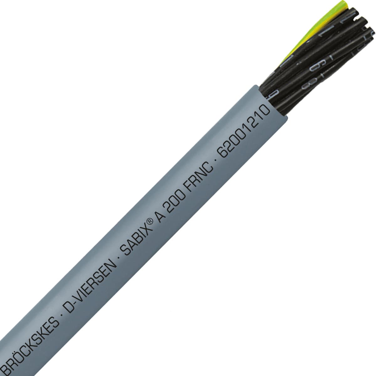 SAB 62001210 SABIX A 200 FRNC - 16 AWG/12c, low smoke halogen free flame retardant flexible SABIX control cable, CE, RoHS SAB 62001210 SABIX A 200 FRNC - 16 AWG/12c, low smoke halogen free flame retardant flexible SABIX control cable, CE, RoHS