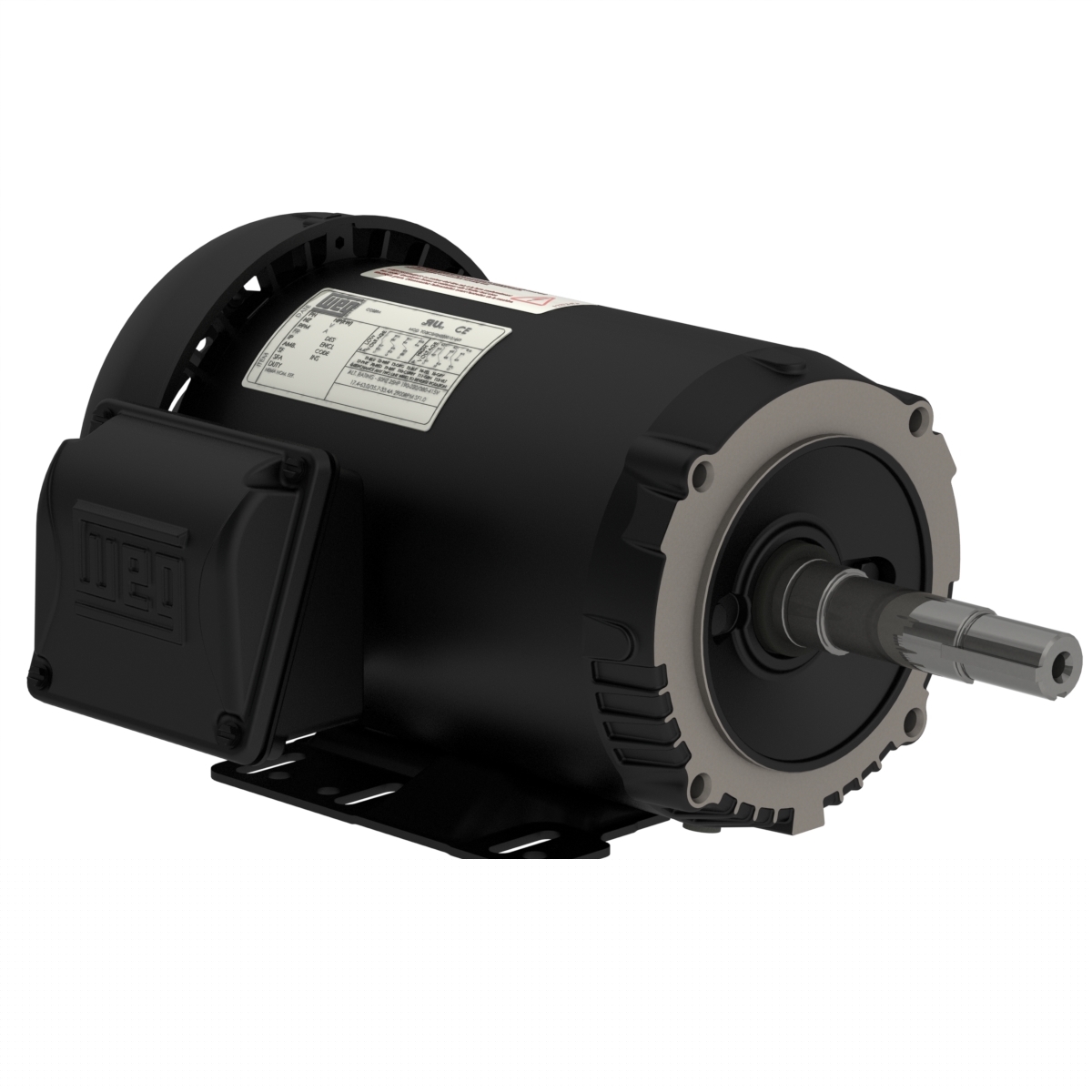 WEG 00218ET3E145JM-S Rolled Steel JM Pump NEMA Premium Efficiency 2 HP 4P 143/5JM 3Ph 230/460//190-220/380-415 V 60 Hz IC411 - TEFC - Foot-mounted WEG 00218ET3E145JM-S Rolled Steel JM Pump NEMA Premium Efficiency 2 HP 4P 143/5JM 3Ph 230/460//190-220/380-415 V 60 Hz IC411 - TEFC - Foot-mounted