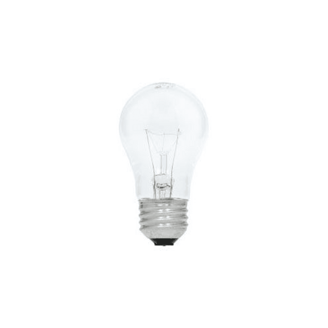 Sylvania 40A15/DL/CL/APPL/BL 3.5" L, 40 W, 120 V, 370 Lumen, 2850 K, 100 CRI, 2000 Hr Life, Clear, C9 Filament, E26 Medium Base, A15 Sylvania 40A15/DL/CL/APPL/BL 3.5" L, 40 W, 120 V, 370 Lumen, 2850 K, 100 CRI, 2000 Hr Life, Clear, C9 Filament, E26 Medium Base, A15