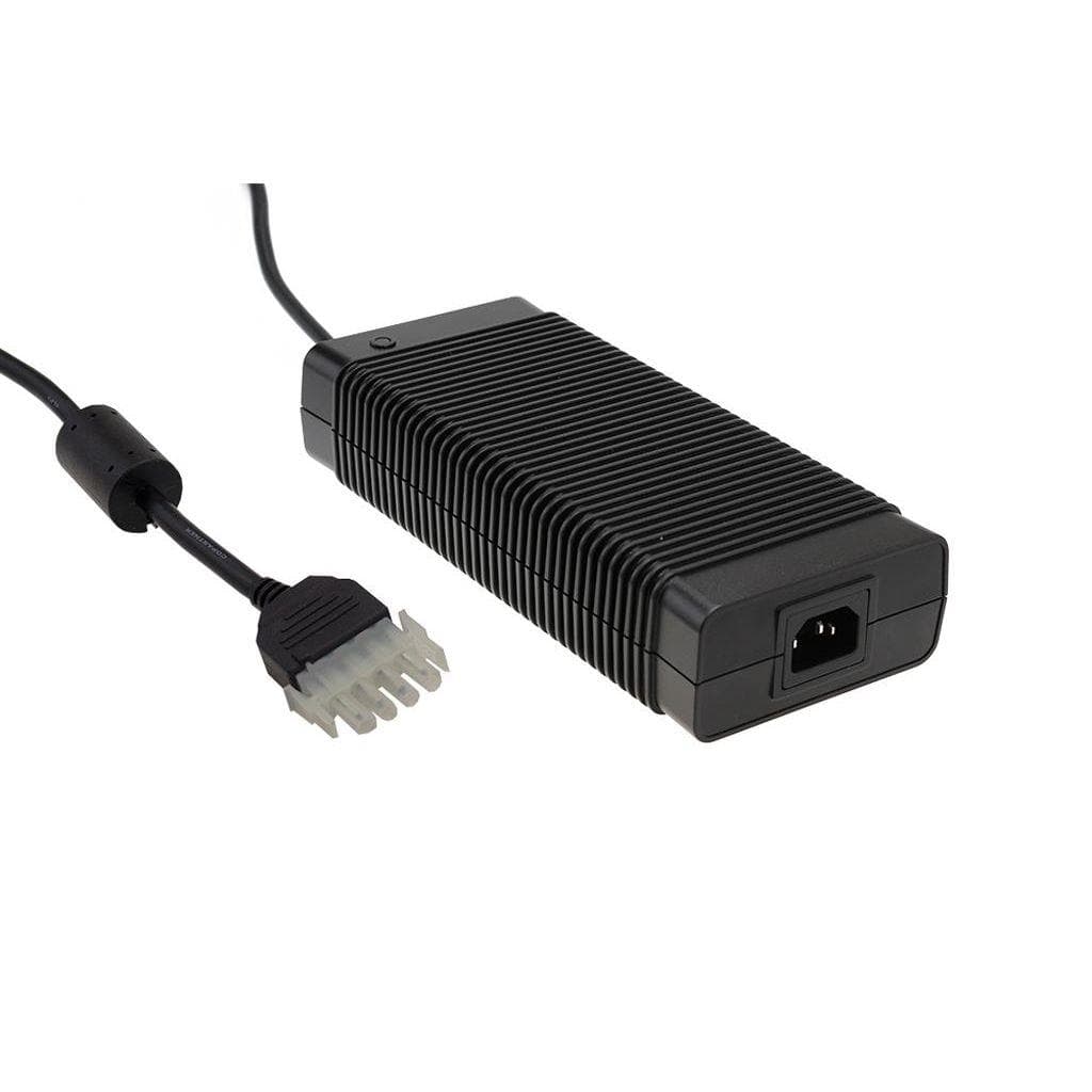 MEAN WELL GS280A24-R7B AC-DC Desktop adaptor; Output 24Vdc at 11.67A; Input connector IEC320-C14; GS280A24-R7B is succeeded by GST280A24-C6P. MEAN WELL GS280A24-R7B AC-DC Desktop adaptor; Output 24Vdc at 11.67A; Input connector IEC320-C14; GS280A24-R7B is succeeded by GST280A24-C6P.