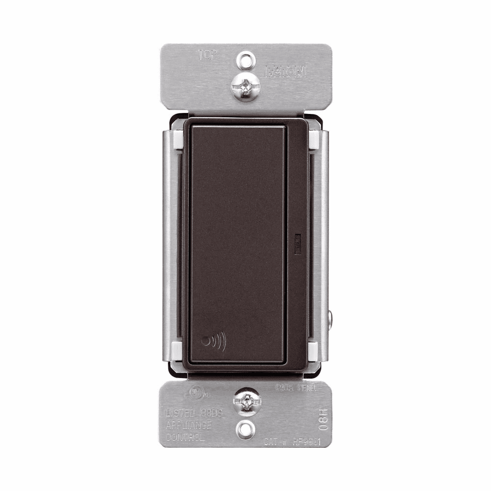 Eaton RF9601DRB RF9601DRB Eaton - Eaton Z-Wave plus decorator switch, Power Failure Memory, 15A, 120V, Oil rubbed bronze, 60 Hz, LED, CFL, incandescent, MLV, ELV, fluorescent, and halogen, Single-pole, Three-way, Multi-location, Used with RF9517 Eaton RF9601DRB RF9601DRB Eaton - Eaton Z-Wave plus decorator switch, Power Failure Memory, 15A, 120V, Oil rubbed bronze, 60 Hz, LED, CFL, incandescent, MLV, ELV, fluorescent, and halogen, Single-pole, Three-way, Multi-location, Used with RF9517