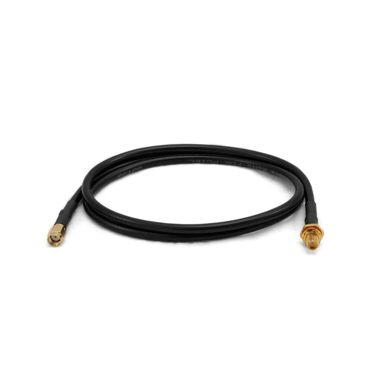 Banner BWC-1MRSFRSB1 Cable Antenna RG58; RP-SMA TO RP-SMA Female Bulkhead; 1 m Banner BWC-1MRSFRSB1 Cable Antenna RG58; RP-SMA TO RP-SMA Female Bulkhead; 1 m