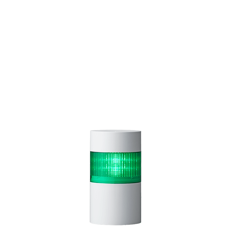Patlite LR10-1M2WJBW-G AC Type 1-tier Green LED, 100mm Washdown Safe Signal Tower with Buzzer for Direct Mount with Cable. Patlite LR10-1M2WJBW-G AC Type 1-tier Green LED, 100mm Washdown Safe Signal Tower with Buzzer for Direct Mount with Cable.