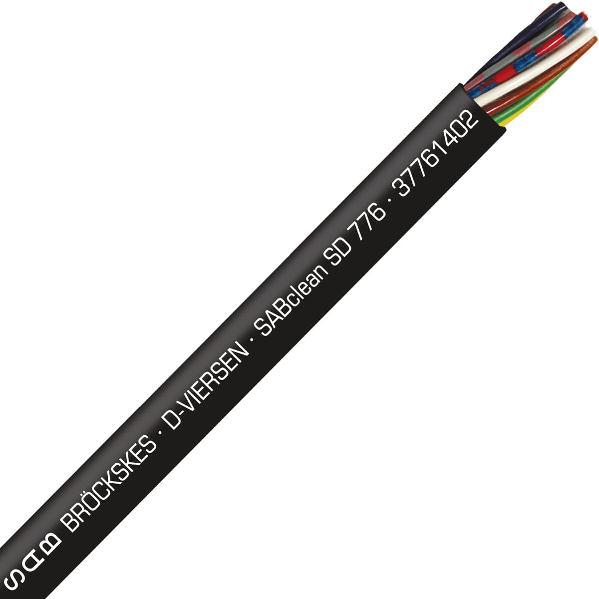 SAB 37761402 SABclean SD 776 - 24 AWG/14c, continuous flex data cable, CE, RoHS SAB 37761402 SABclean SD 776 - 24 AWG/14c, continuous flex data cable, CE, RoHS
