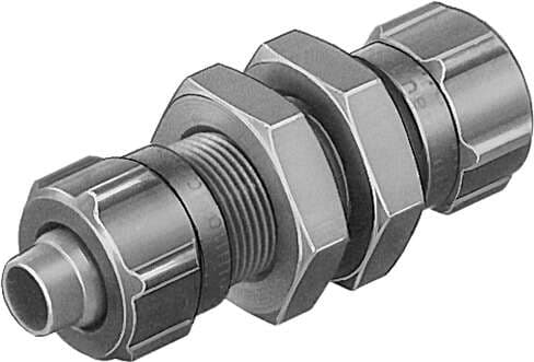 Festo 9420 bulkhead quick connector SCK-PK-3 Metal version. Nominal size: 2,4 mm, Assembly position: Any, Pneumatic connection, port 1: for barbed connector internal diameter 3 mm with nut, Materials note: (* Free of copper and PTFE, * Conforms to RoHS), Material h Festo 9420 bulkhead quick connector SCK-PK-3 Metal version. Nominal size: 2,4 mm, Assembly position: Any, Pneumatic connection, port 1: for barbed connector internal diameter 3 mm with nut, Materials note: (* Free of copper and PTFE, * Conforms to RoHS), Material h