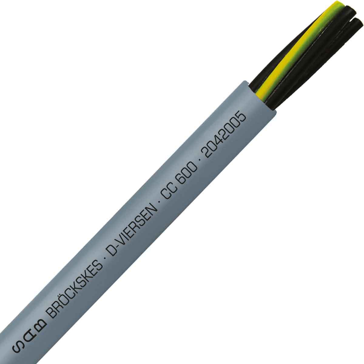 SAB 2042005 CC 600 - 20 AWG/5c, oil resistant PVC flexible control cable, 600V, UL, CSA, VDE, CE, RoHS SAB 2042005 CC 600 - 20 AWG/5c, oil resistant PVC flexible control cable, 600V, UL, CSA, VDE, CE, RoHS