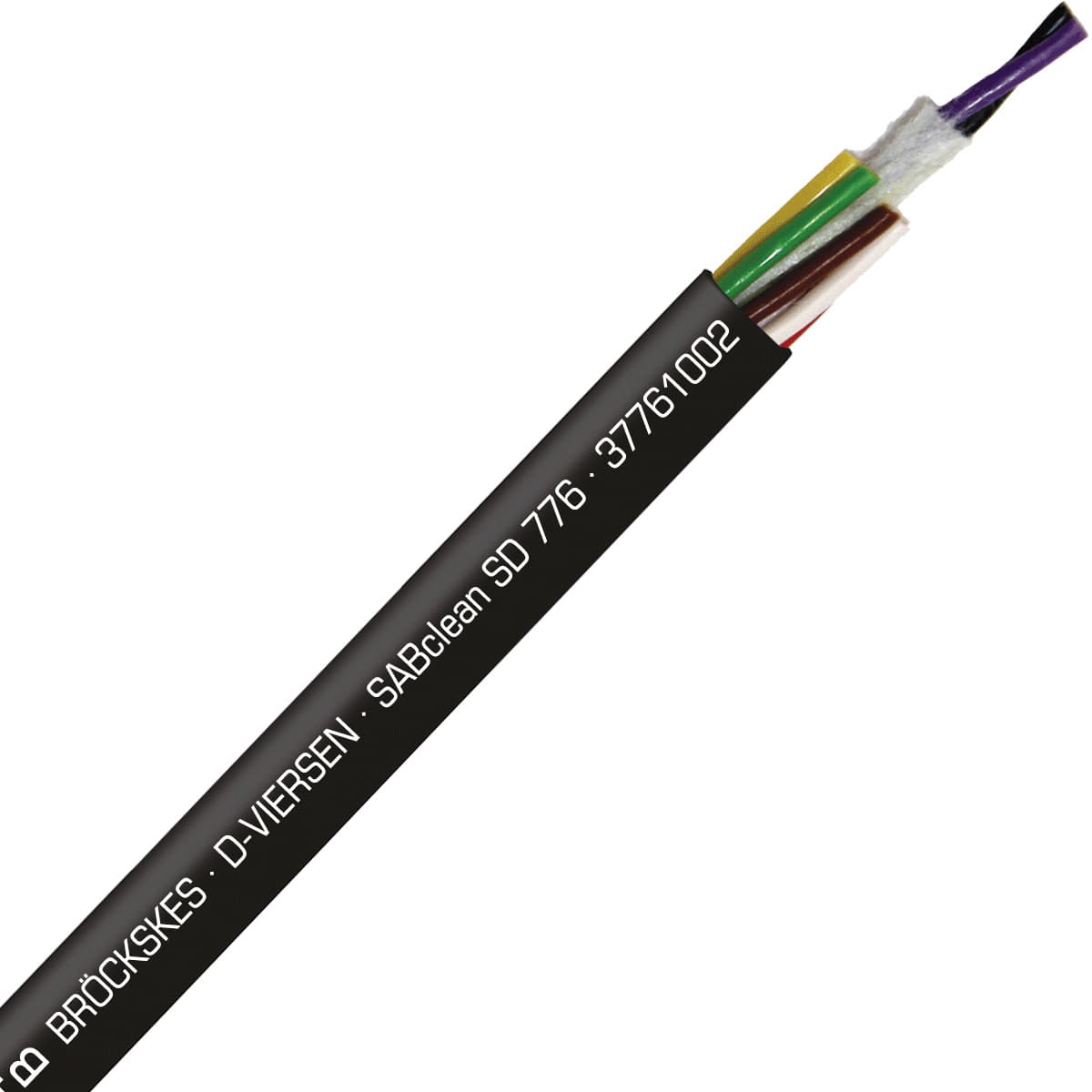 SAB 37761002 SABclean SD 776 - 24 AWG/10c, continuous flex data cable, CE, RoHS SAB 37761002 SABclean SD 776 - 24 AWG/10c, continuous flex data cable, CE, RoHS