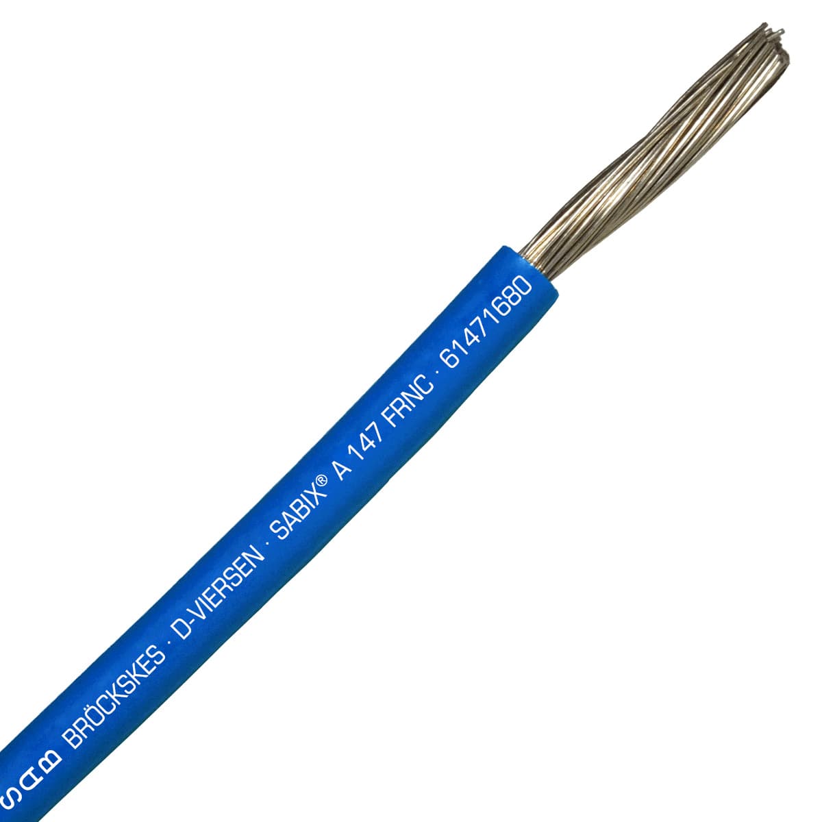 SAB 61471680 SABIX A 147 FRNC - 16 AWG/1c, flame retardant halogen-free 600V gentian blue hook-up wire, UL, CE, RoHS SAB 61471680 SABIX A 147 FRNC - 16 AWG/1c, flame retardant halogen-free 600V gentian blue hook-up wire, UL, CE, RoHS