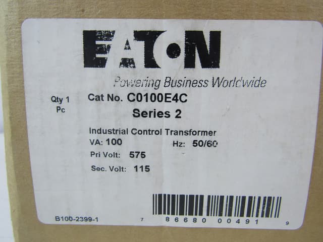 C0100E4C Part Image. Manufactured by Eaton.