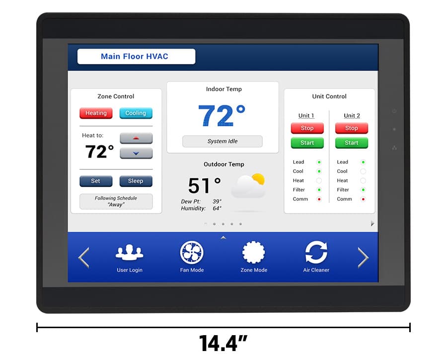 Maple Systems CMT3151 15.0" Smart HMI, 2 Ethernet Ports, 1 USB Port, 2 Serial Ports, CANBus, EasyAccess 2.0 License Included Maple Systems CMT3151 15.0" Smart HMI, 2 Ethernet Ports, 1 USB Port, 2 Serial Ports, CANBus, EasyAccess 2.0 License Included