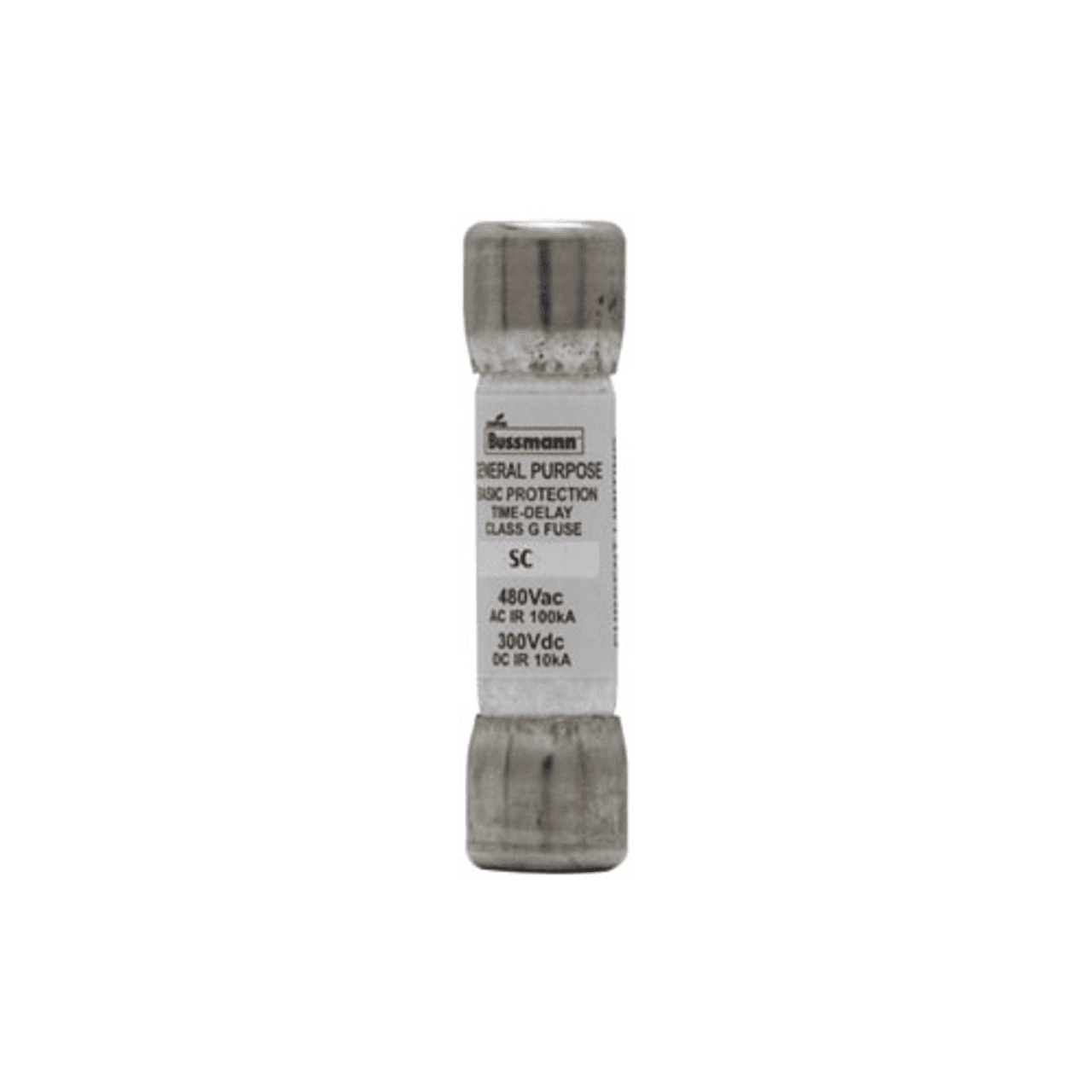 Cooper Bussmann SC-35 SC-35 Cooper Bussmann - Eaton Bussmann series SC fuse, Current-limiting time-delay fuse, Rejection style, 35 A, Class G, Non-indicating, Ferrule end x ferrule end, 12 sec at 200%, 10 kAIC at 300 Vdc,100 kAIC at 480 Vac, Standard, 480 V, 300 Vdc Cooper Bussmann SC-35 SC-35 Cooper Bussmann - Eaton Bussmann series SC fuse, Current-limiting time-delay fuse, Rejection style, 35 A, Class G, Non-indicating, Ferrule end x ferrule end, 12 sec at 200%, 10 kAIC at 300 Vdc,100 kAIC at 480 Vac, Standard, 480 V, 300 Vdc