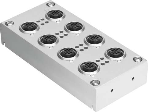 Festo 3606900 manifold block CPX-AB-8-M12X2-5POL Corrosion resistance classification CRC: 1 - Low corrosion stress, Protection class: (* IP65, * IP67), Product weight: 76 g, Electrical connection: (* 5-pin, * 8x socket, * M12), Materials note: Conforms to RoHS Festo 3606900 manifold block CPX-AB-8-M12X2-5POL Corrosion resistance classification CRC: 1 - Low corrosion stress, Protection class: (* IP65, * IP67), Product weight: 76 g, Electrical connection: (* 5-pin, * 8x socket, * M12), Materials note: Conforms to RoHS