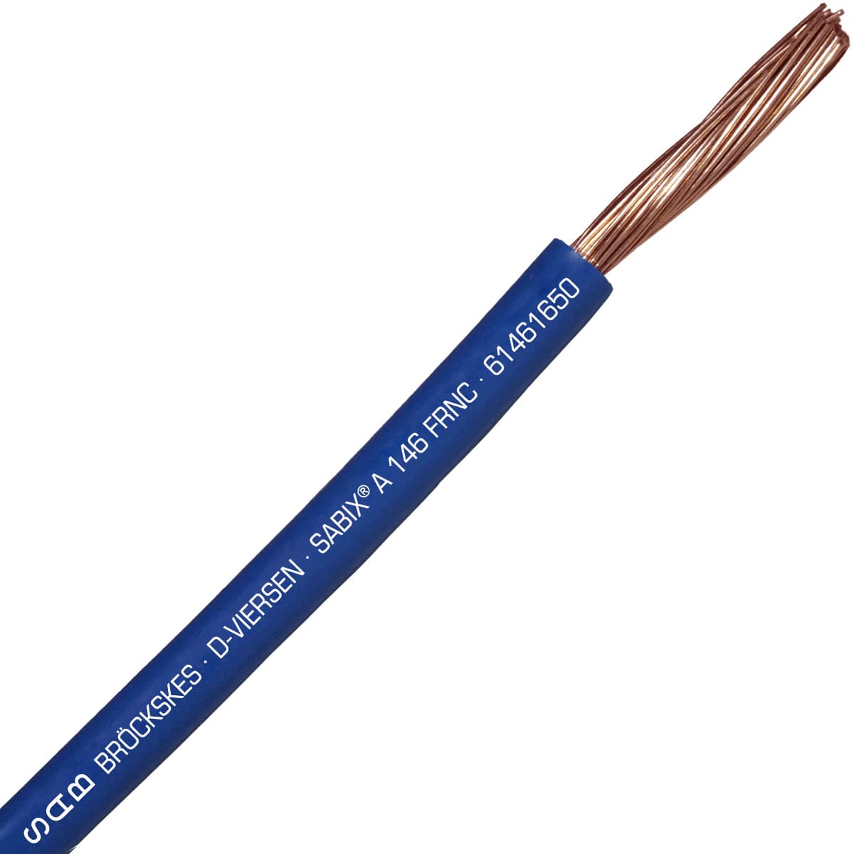 SAB 61461650 SABIX A 146 FRNC - 20 AWG/1c, flame retardant halogen-free 500V gentian blue hook-up wire, CE, RoHS SAB 61461650 SABIX A 146 FRNC - 20 AWG/1c, flame retardant halogen-free 500V gentian blue hook-up wire, CE, RoHS