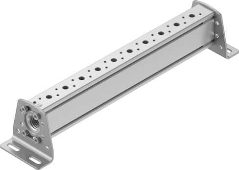 Festo 576382 supply manifold VABM-B10-20-N38-9-P53 Grid dimension: 22 mm, Assembly position: Any, Max. number of valve positions: 9, Corrosion resistance classification CRC: 2 - Moderate corrosion stress, Product weight: 521 g Festo 576382 supply manifold VABM-B10-20-N38-9-P53 Grid dimension: 22 mm, Assembly position: Any, Max. number of valve positions: 9, Corrosion resistance classification CRC: 2 - Moderate corrosion stress, Product weight: 521 g