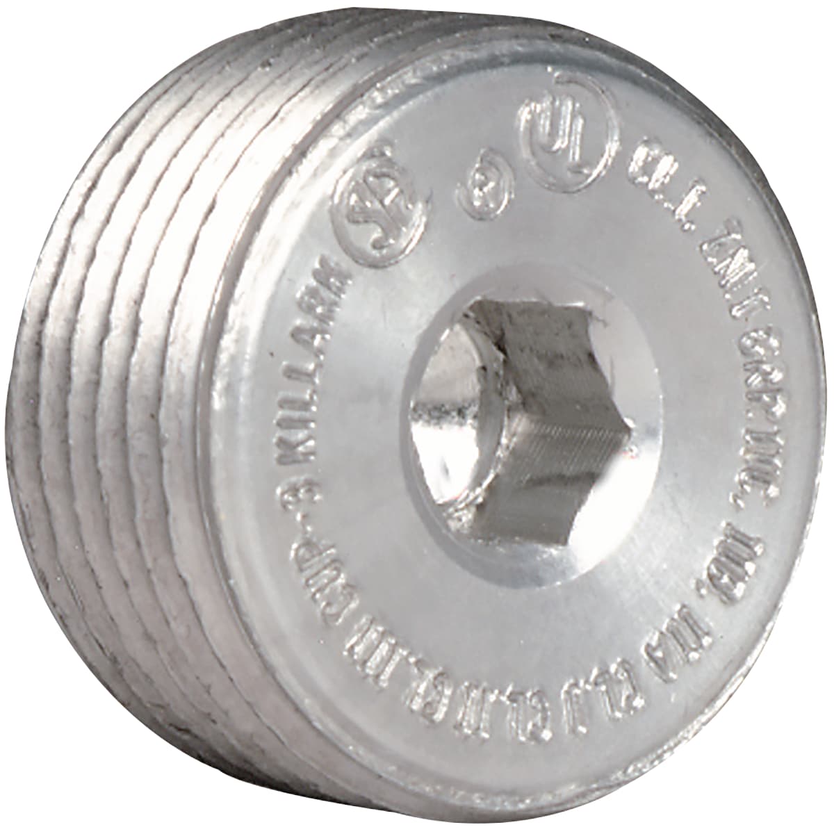 Hubbell CUP-3 1" Aluminum Close Up Plug ; Threaded hubs (NPT). Hubbell CUP-3 1" Aluminum Close Up Plug ; Threaded hubs (NPT).