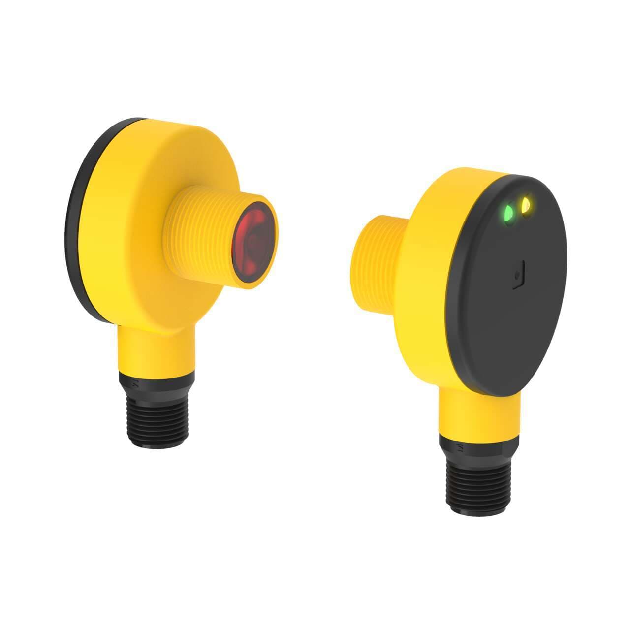 Banner T18RW3REQI EZ-BEAM T18: Threaded R-Angle Receiver/Emitter; Range: 20 m; Input: 20-250 V ac; Output: Receiver Dark Operate; 4-pin Micro Integral QD Banner T18RW3REQI EZ-BEAM T18: Threaded R-Angle Receiver/Emitter; Range: 20 m; Input: 20-250 V ac; Output: Receiver Dark Operate; 4-pin Micro Integral QD