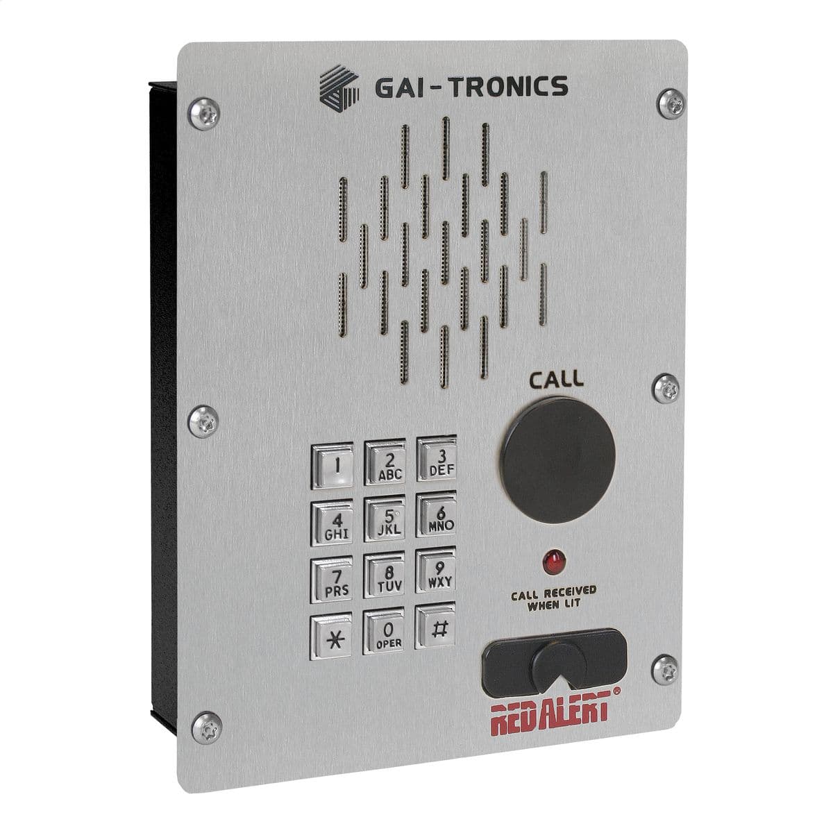 Hubbell 398-701FS GAI-TRONICS� Compact RED ALERT� Hands-free VoIP Flush-mount Telephones are designed to provide direct point-to-point communications between personnel throughout a facility over an existing internet protocol LAN. The VoIP telephones are intended for c Hubbell 398-701FS GAI-TRONICS� Compact RED ALERT� Hands-free VoIP Flush-mount Telephones are designed to provide direct point-to-point communications between personnel throughout a facility over an existing internet protocol LAN. The VoIP telephones are intended for c