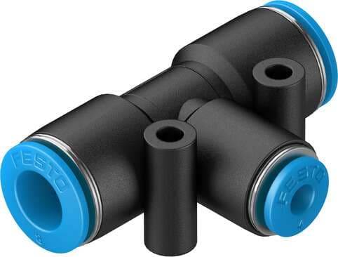 Festo 130613 push-in T-connector QST-8-4 reducing. Size: Standard, Nominal size: 2,3 mm, Assembly position: Any, Container size: 10, Design structure: Push/pull principle Festo 130613 push-in T-connector QST-8-4 reducing. Size: Standard, Nominal size: 2,3 mm, Assembly position: Any, Container size: 10, Design structure: Push/pull principle