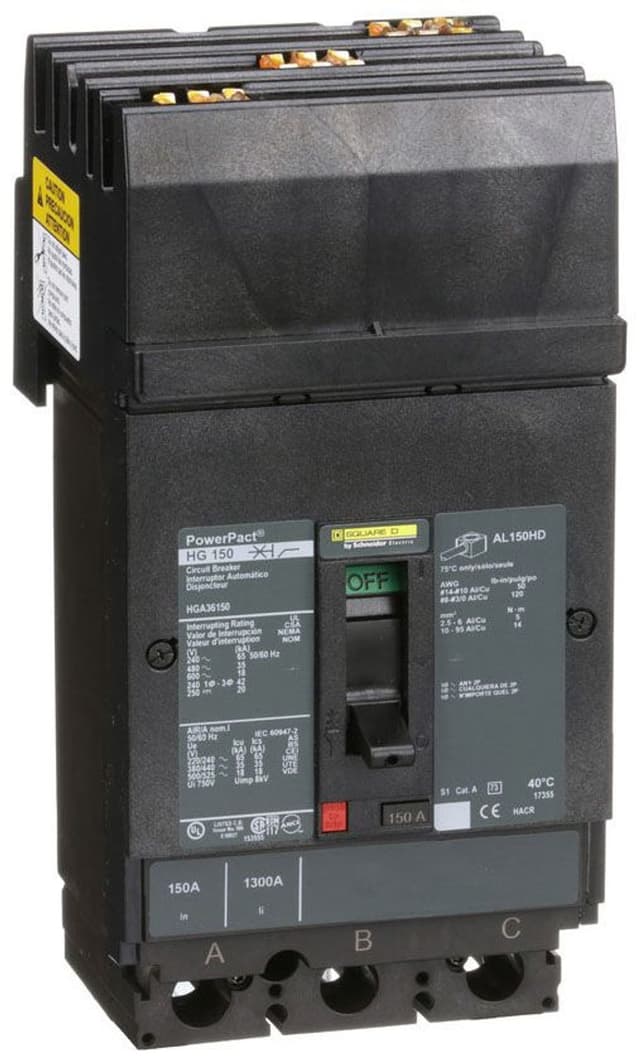 HGA36150 Part Image. Manufactured by Schneider Electric.