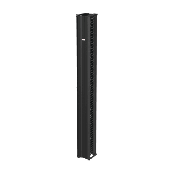 Hoffman DV10S9 CableTek Vertical Cable Manager, 10.00x108.00, Black, Composite, Single Hoffman DV10S9 CableTek Vertical Cable Manager, 10.00x108.00, Black, Composite, Single