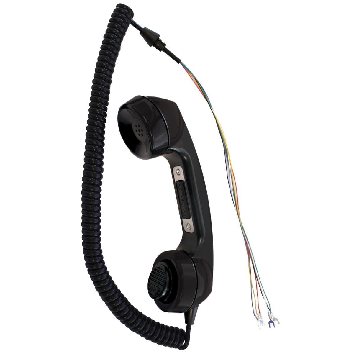 Hubbell 10111-106 Handset Assy Black 25' Hytrel Cord, Pressbar VC, NC, MIC replaces 10111-103 Hubbell 10111-106 Handset Assy Black 25' Hytrel Cord, Pressbar VC, NC, MIC replaces 10111-103
