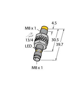 NI5-M08-VP6X-V1141 Part Image. Manufactured by Turck.