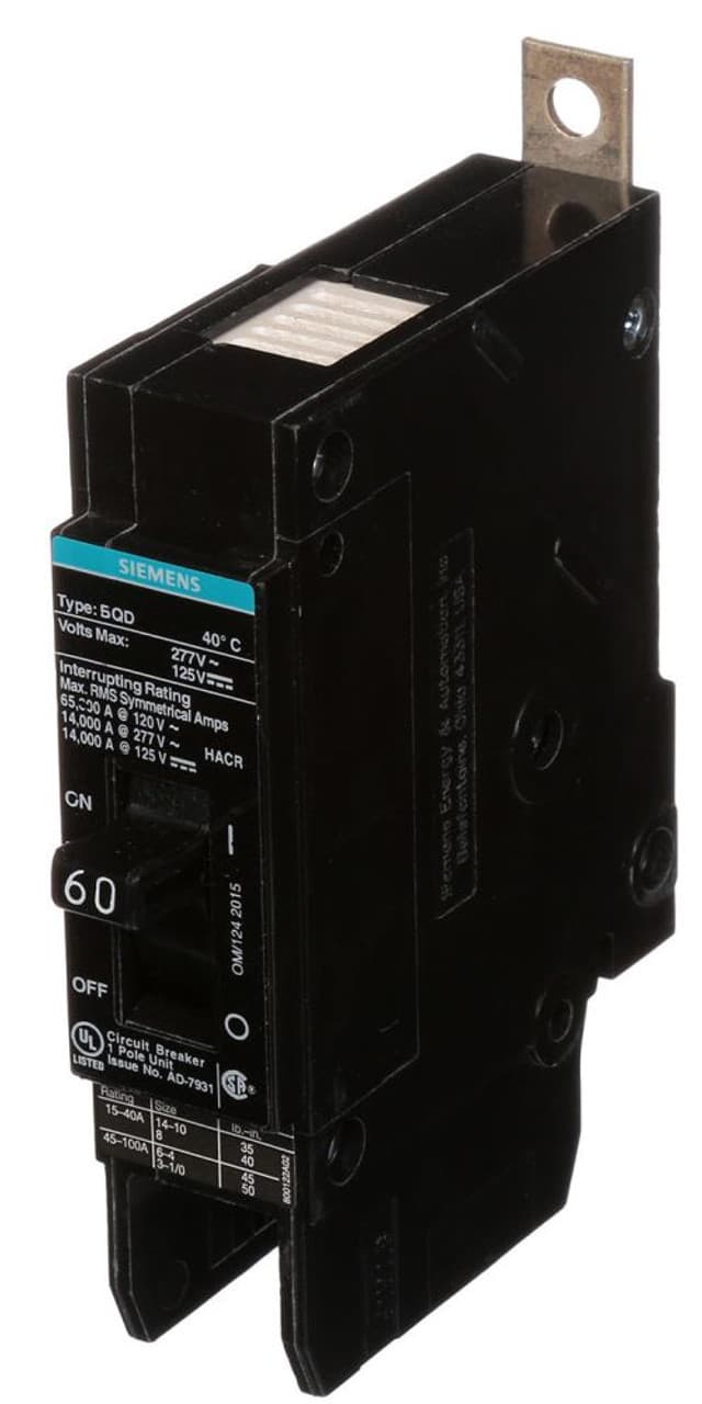 BQD160 Part Image. Manufactured by Siemens.