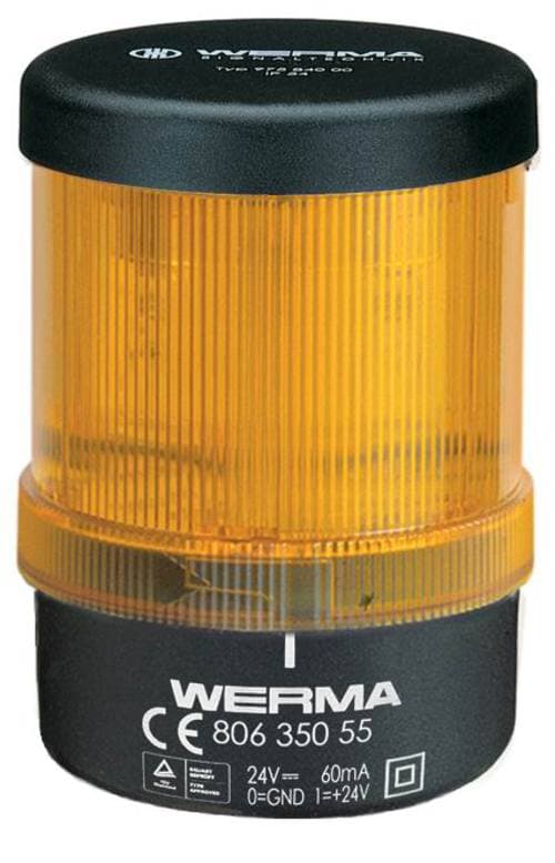 Werma 806.350.55 Monit. LED Beacon BWM 24VDC YE Werma 806.350.55 Monit. LED Beacon BWM 24VDC YE