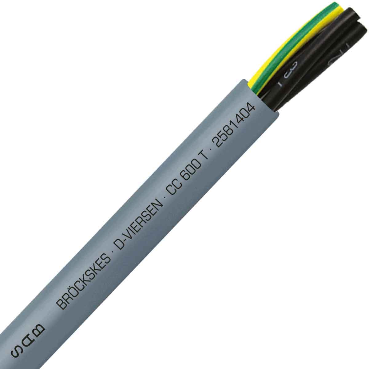 SAB 2581404 CC 600 T- 14 AWG/4c, oil resistant PVC control cable, 105°C, UL, CSA, CE, RoHS SAB 2581404 CC 600 T- 14 AWG/4c, oil resistant PVC control cable, 105°C, UL, CSA, CE, RoHS