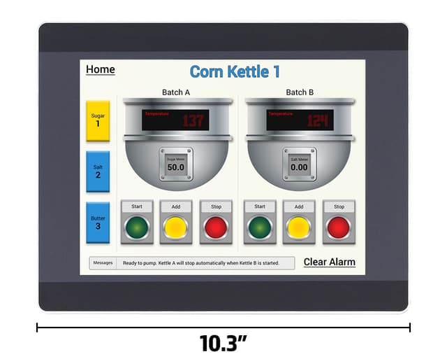 HMI5097NXL Part Image. Manufactured by Maple Systems.