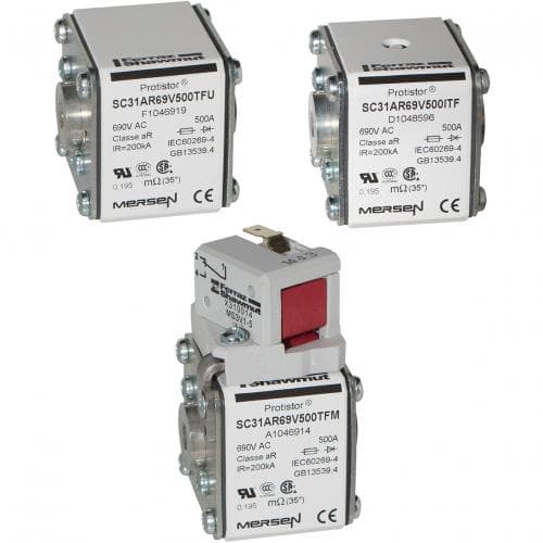 Mersen T1047046 Size 31 type TTI with indicator aR 450 A 690VAC Mersen T1047046 Size 31 type TTI with indicator aR 450 A 690VAC