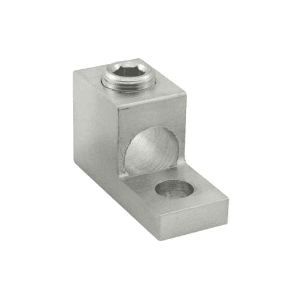 Ilsco TA-1000-S 500 to 1000 KCMIL Stranded Aluminum/Copper, 5/8" Stud, 3-1/4" L, 1-3/4" x 1-7/16" x 1/2" Thick Pad, 35 kV, Silver, Electro Tin Plated Aluminum Alloy, 1-Conductor, 1-Hole, Hex Drive, Dual Rated, Thru Hole, Mechanical Cable Lug (3 per Pack) Ilsco TA-1000-S 500 to 1000 KCMIL Stranded Aluminum/Copper, 5/8" Stud, 3-1/4" L, 1-3/4" x 1-7/16" x 1/2" Thick Pad, 35 kV, Silver, Electro Tin Plated Aluminum Alloy, 1-Conductor, 1-Hole, Hex Drive, Dual Rated, Thru Hole, Mechanical Cable Lug (3 per Pack)