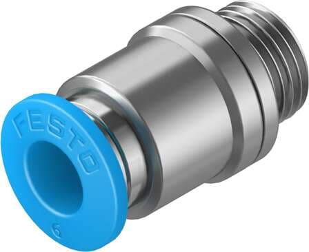 Festo 186107 push-in fitting QS-G1/8-6-I male thread with internal hexagon socket. Size: Standard, Nominal size: 4,2 mm, Type of seal on screw-in stud: Sealing ring, Assembly position: Any, Container size: 10 Festo 186107 push-in fitting QS-G1/8-6-I male thread with internal hexagon socket. Size: Standard, Nominal size: 4,2 mm, Type of seal on screw-in stud: Sealing ring, Assembly position: Any, Container size: 10