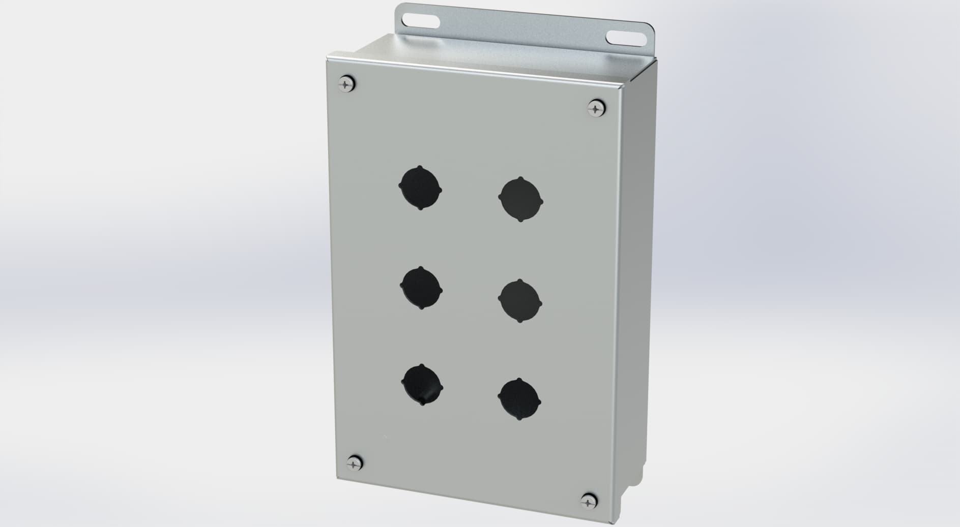 Saginaw Control SCE-6PBSS6I S.S. PB Enclosure, Height:9.50", Width:6.25", Depth:3.00", #4 brushed finish on all exterior surfaces. Saginaw Control SCE-6PBSS6I S.S. PB Enclosure, Height:9.50", Width:6.25", Depth:3.00", #4 brushed finish on all exterior surfaces.