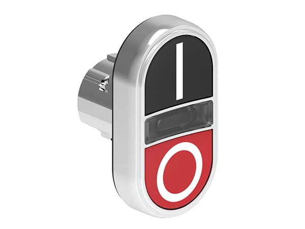 Lovato Electric LPSBL7122 LPSBL7122 Lovato - Double-touch actuator, spring return, white indicator dia: 22mm Platinum series metal, 2 flush pushbuttons. Both spring return, Black - Red/I - 0 Lovato Electric LPSBL7122 LPSBL7122 Lovato - Double-touch actuator, spring return, white indicator dia: 22mm Platinum series metal, 2 flush pushbuttons. Both spring return, Black - Red/I - 0