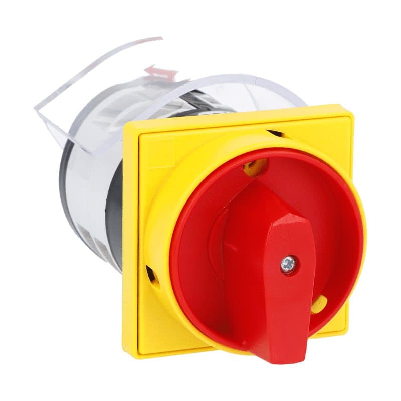 Lovato Electric 7GN3290U25 7GN3290U25 Lovato - Rotary cam switch 7GN series, ON-OFF switch 1 pole 32A, for front mounting with red/yellow handle padlockable in 0 and protection covers, front plate 65X65mm Lovato Electric 7GN3290U25 7GN3290U25 Lovato - Rotary cam switch 7GN series, ON-OFF switch 1 pole 32A, for front mounting with red/yellow handle padlockable in 0 and protection covers, front plate 65X65mm