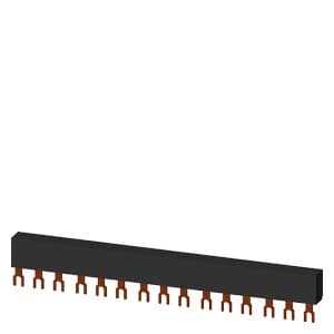 Siemens 3RV1915-1DB 3-phase busbars Modular spacing 45 mm for 5 switches Fork shape connections Siemens 3RV1915-1DB 3-phase busbars Modular spacing 45 mm for 5 switches Fork shape connections