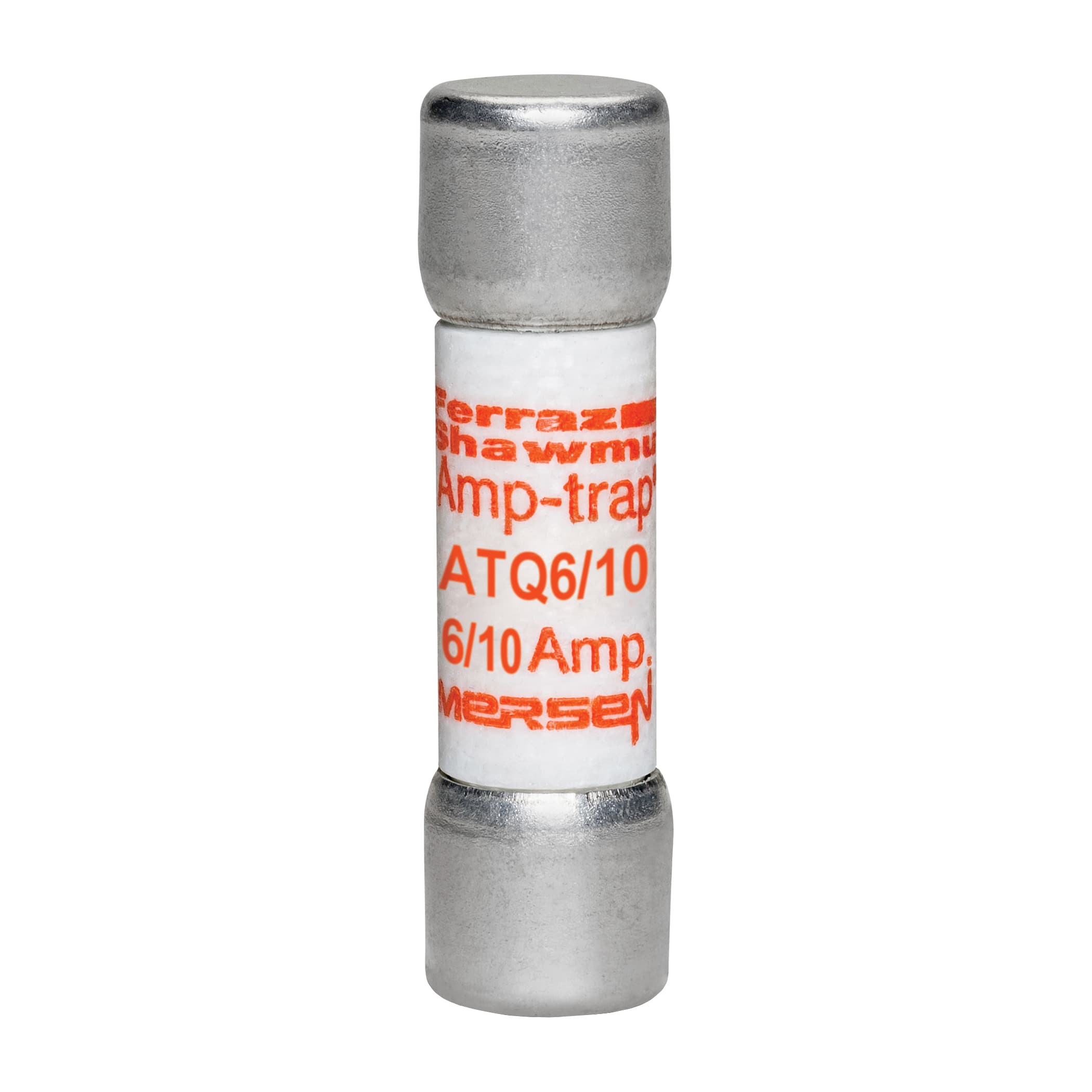 Mersen ATQ6/10 ATQ6/10 Mersen - Fuse ATQ - Midget - Time-Delay 500VAC 0.6A Ferrule Amp-Trap® Mersen ATQ6/10 ATQ6/10 Mersen - Fuse ATQ - Midget - Time-Delay 500VAC 0.6A Ferrule Amp-Trap®