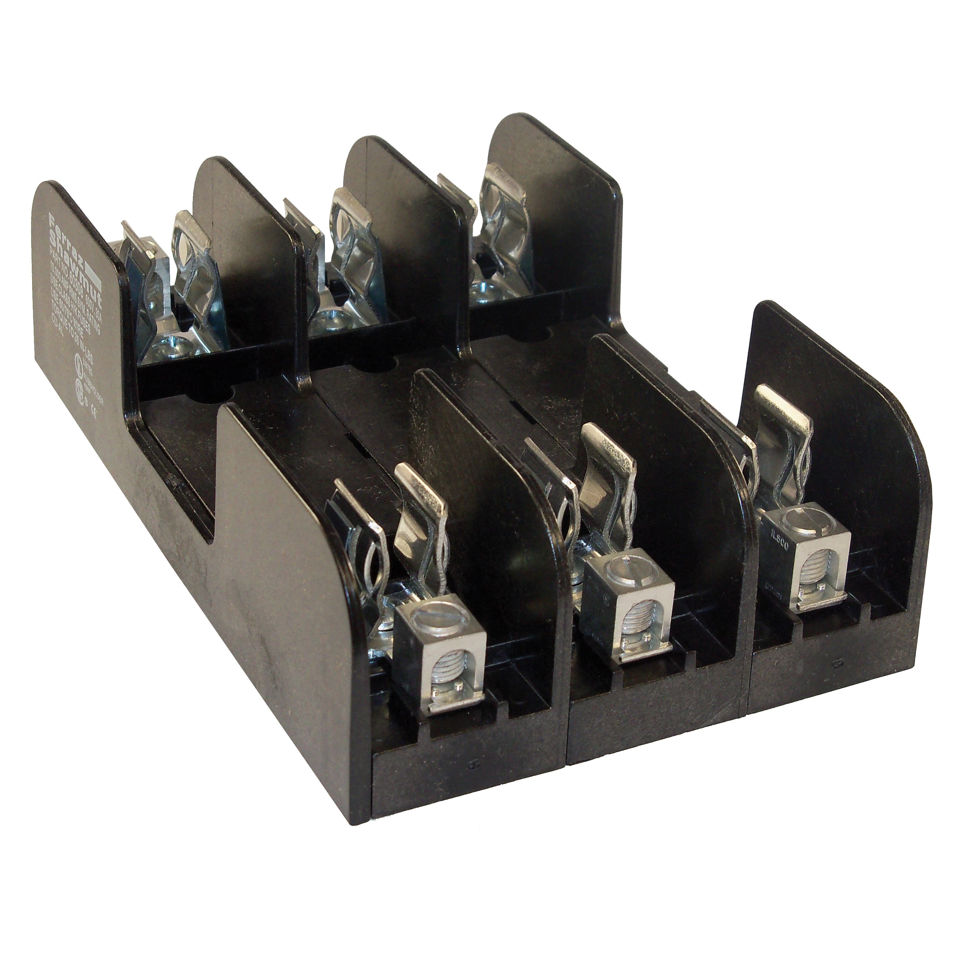 Mersen 60308 60308 Mersen - Fuse Block 600VAC 600VDC Class H/K 30A 3-Pole Box with Reinforced Clip Mersen 60308 60308 Mersen - Fuse Block 600VAC 600VDC Class H/K 30A 3-Pole Box with Reinforced Clip