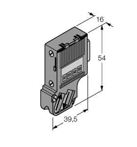 D9T-RS485IS /6ES7972-0DA60-0XA0 Part Image. Manufactured by Turck.