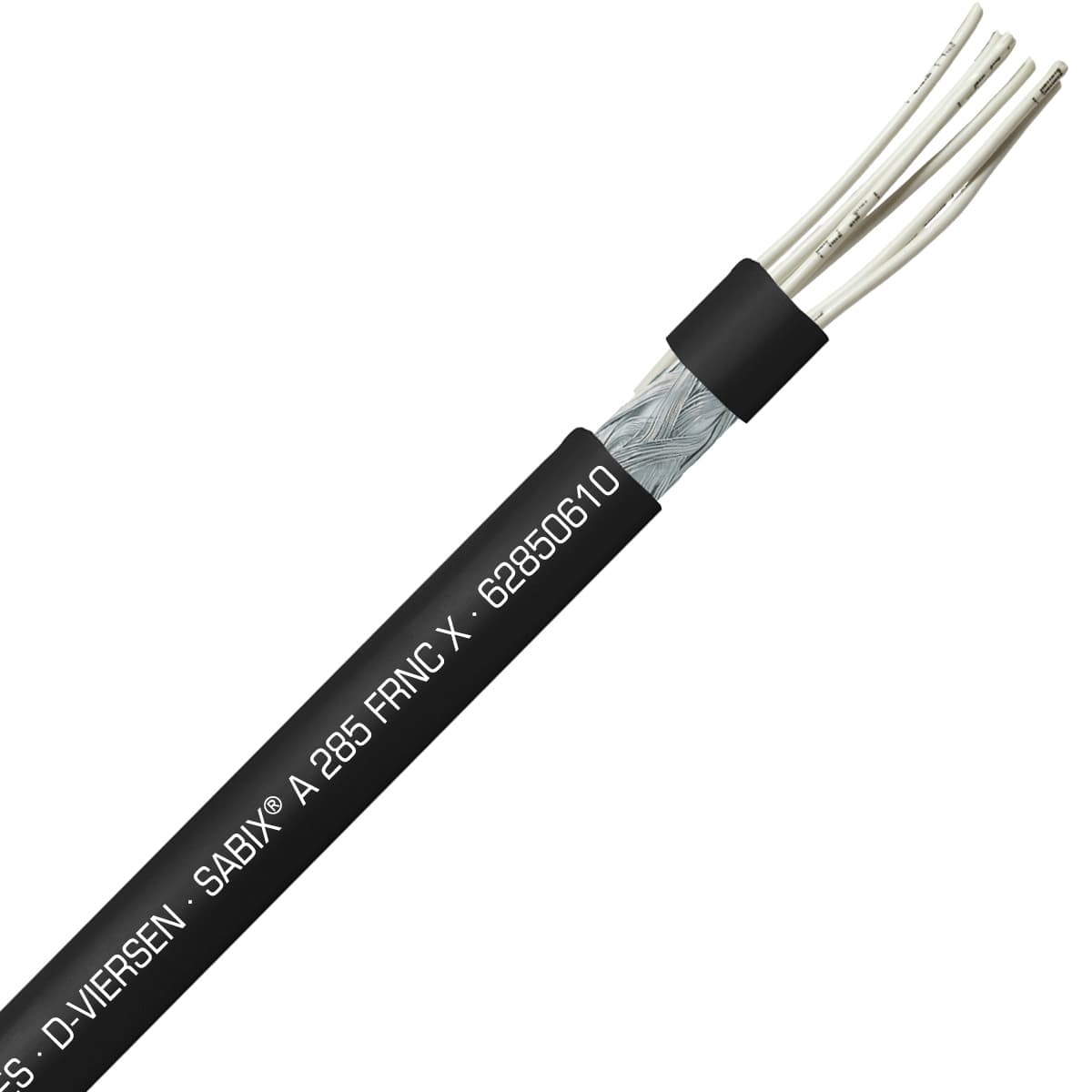 SAB 62850610 SABIX A 285 FRNC X - 18 AWG/6c, shielded halogen-free flame retardant control cable, CE, RoHS SAB 62850610 SABIX A 285 FRNC X - 18 AWG/6c, shielded halogen-free flame retardant control cable, CE, RoHS