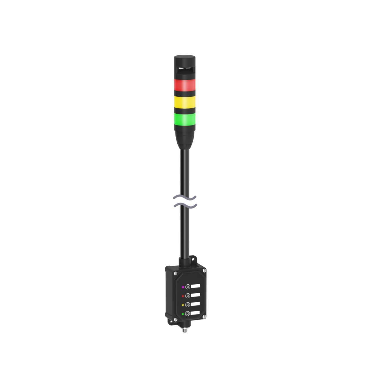 Banner LCA130T4-TL50GYRA600Q Banner LCA130T4-TL50GYRA600Q - Andon Tower Light Assembly: 3-Color with Audible; Voltage: 18-30 V dc; Colors: Green Yellow Red; 5-pin M12 Integral QD; 4-Touch Control Module; 600 mm SOP Banner LCA130T4-TL50GYRA600Q Banner LCA130T4-TL50GYRA600Q - Andon Tower Light Assembly: 3-Color with Audible; Voltage: 18-30 V dc; Colors: Green Yellow Red; 5-pin M12 Integral QD; 4-Touch Control Module; 600 mm SOP