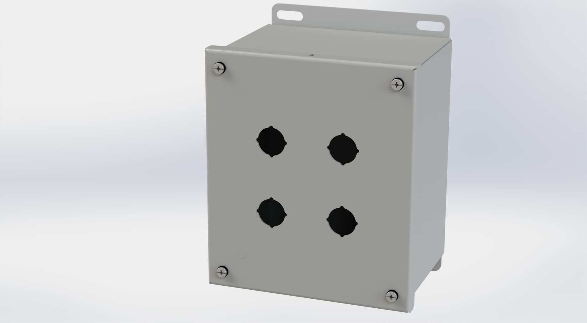 Saginaw Control SCE-4SPBXI PBXI Enclosure, Height:7.25", Width:6.25", Depth:4.75", ANSI-61 gray powder coating inside and out. Saginaw Control SCE-4SPBXI PBXI Enclosure, Height:7.25", Width:6.25", Depth:4.75", ANSI-61 gray powder coating inside and out.